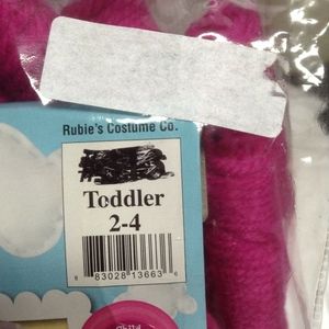 Lalaloopsy Deluxe Crumbs Sugar Cookie Child Costume Pink//Yellow Rubies